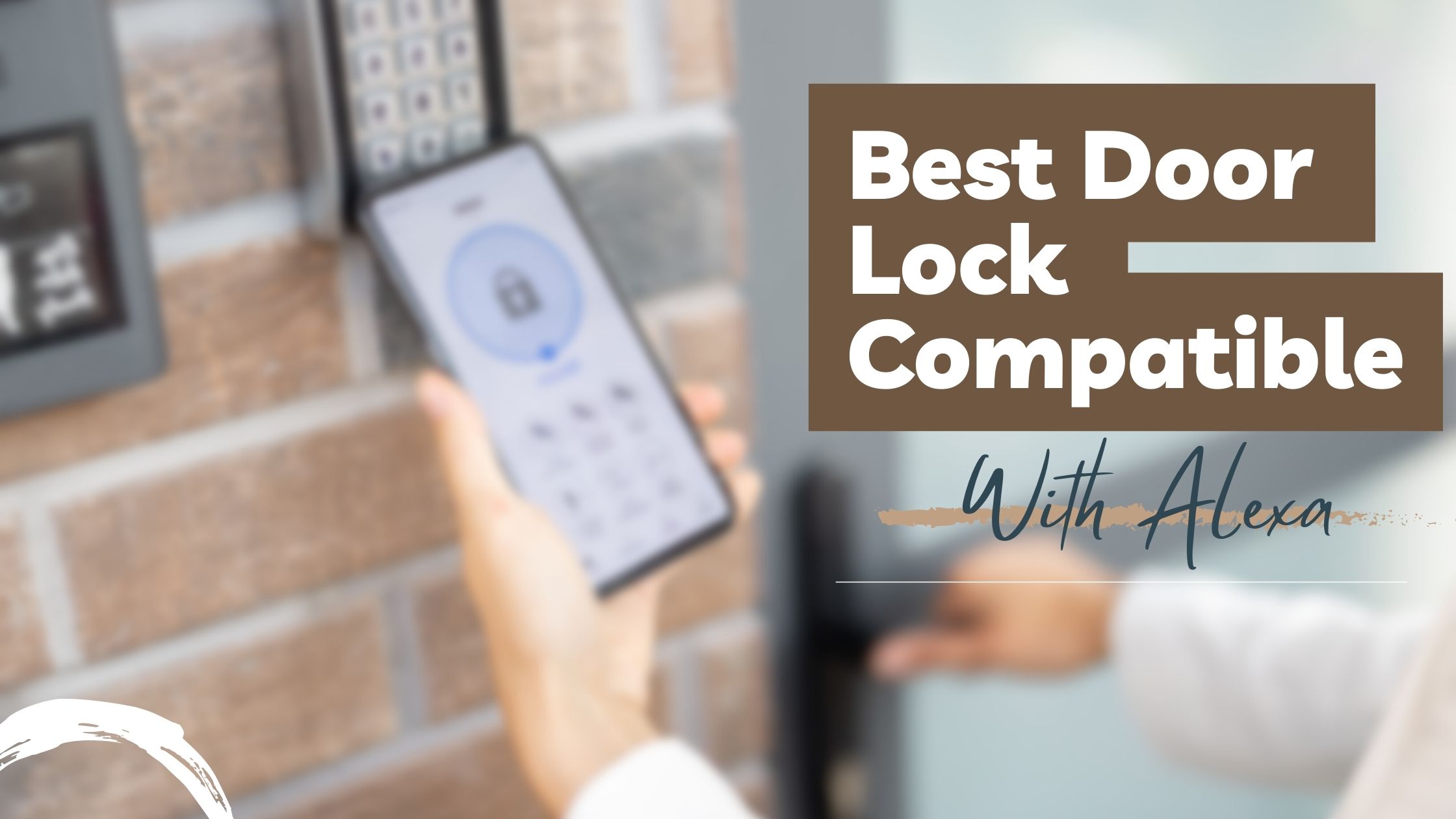 Door lock compatible with alexa
